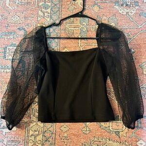 Socialite black blouse